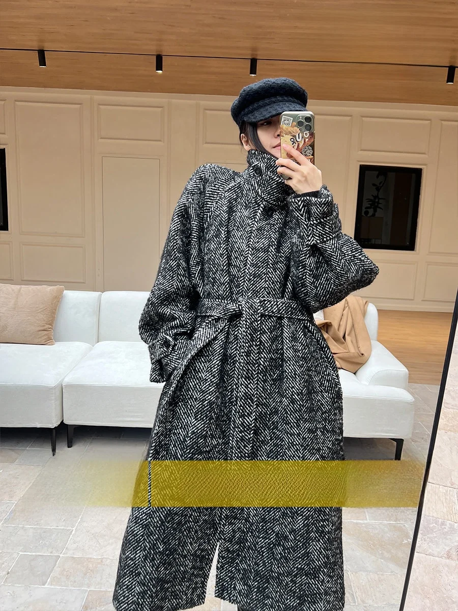 Специальное предложение Amyy Studios: Новое шерстяное пальто из твидового хлопка с 5-кольцевым узором, простое, для повседневной носки, с длинными рукавами
Специальное предложение Amyy Studios: Новое шерстяное пальто из твидового хлопка с 5-кольцевым узором, простое, для повседневной носки, с длинными рукавами