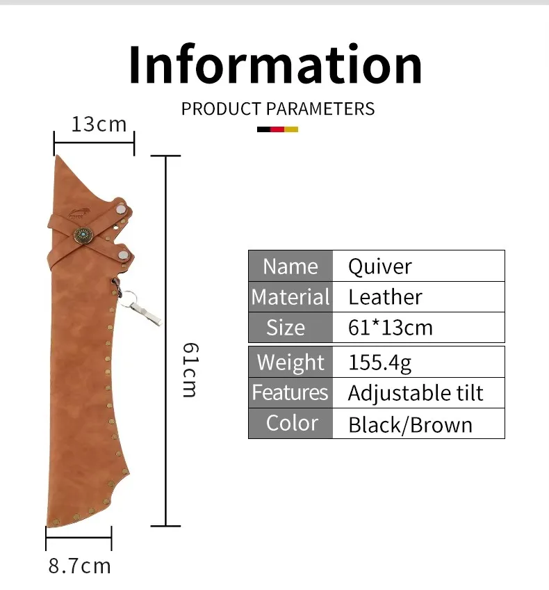 Компактная сумка для колчана со стрелами для взрослых, охотничья сумка для стрельбы из лука, сумка для колчана из лука, вмещает 12 стрел
Компактная сумка для колчана со стрелами для взрослых, охотничья сумка для стрельбы из лука, сумка для колчана из лука, вмещает 12 стрел