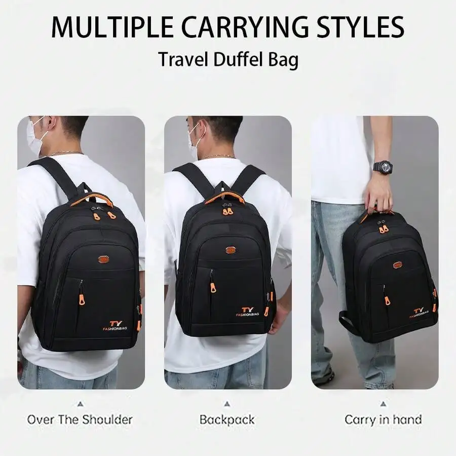 Large Capacity Travel Duffel Backpack With Adjustable Shoulder Straps Multi Pocket Laptop Bag
Large Capacity Travel Duffel Backpack With Adjustable Shoulder Straps Multi Pocket Laptop Bag