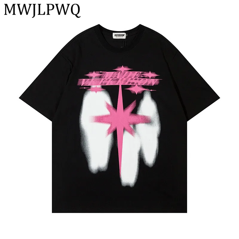 MWJLPWQ Men's Clothing Print Pattern T-Shirt American Street Style Unique Couple Outfit Ins Short Sleeve Trendy Tops New 15737
MWJLPWQ Men's Clothing Print Pattern T-Shirt American Street Style Unique Couple Outfit Ins Short Sleeve Trendy Tops New 15737