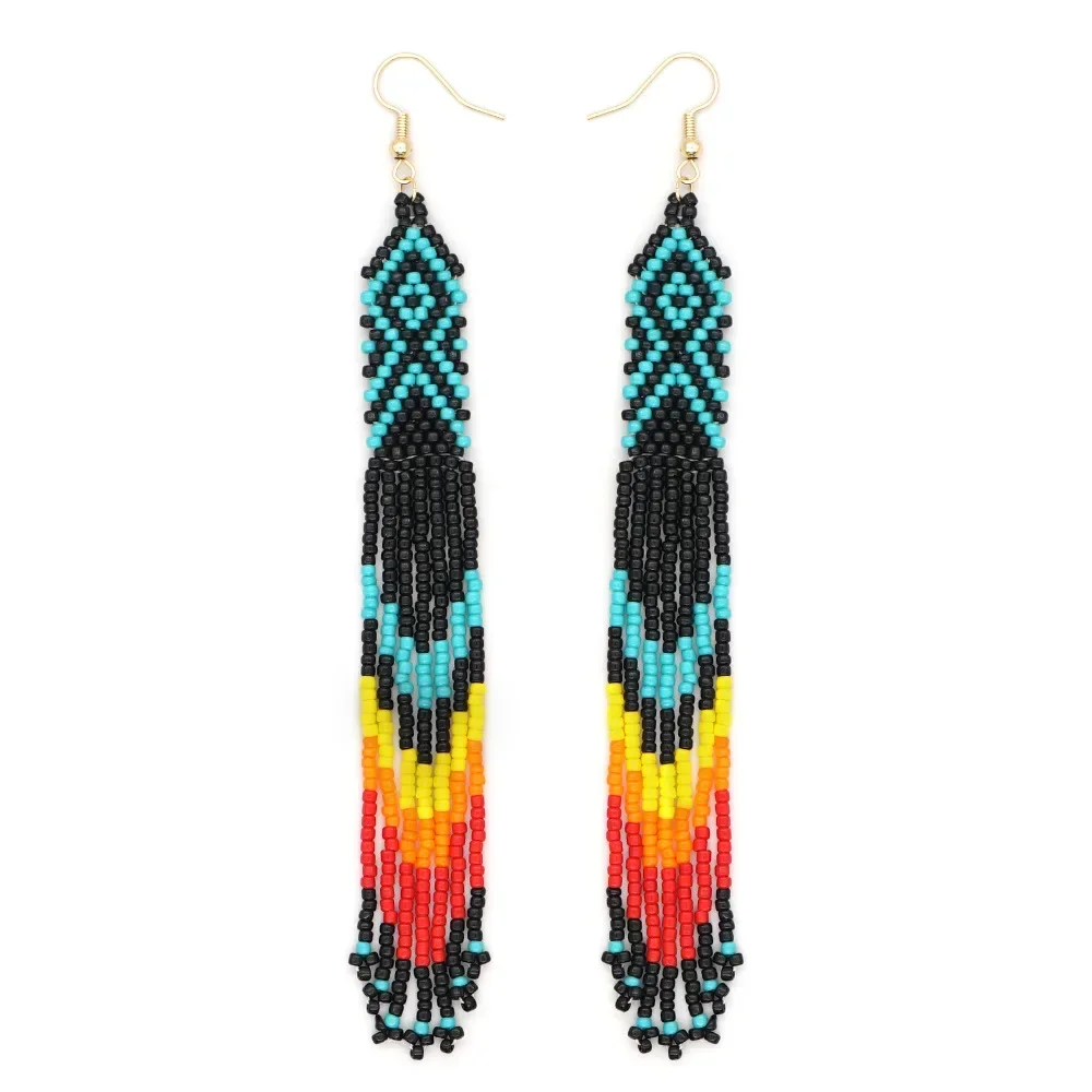 2025 Original Handmade Beaded Earrings Tassel Rainbow Originality Gradient Color Design Hand Knitting Bohemia Tide Earring
2025 Original Handmade Beaded Earrings Tassel Rainbow Originality Gradient Color Design Hand Knitting Bohemia Tide Earring