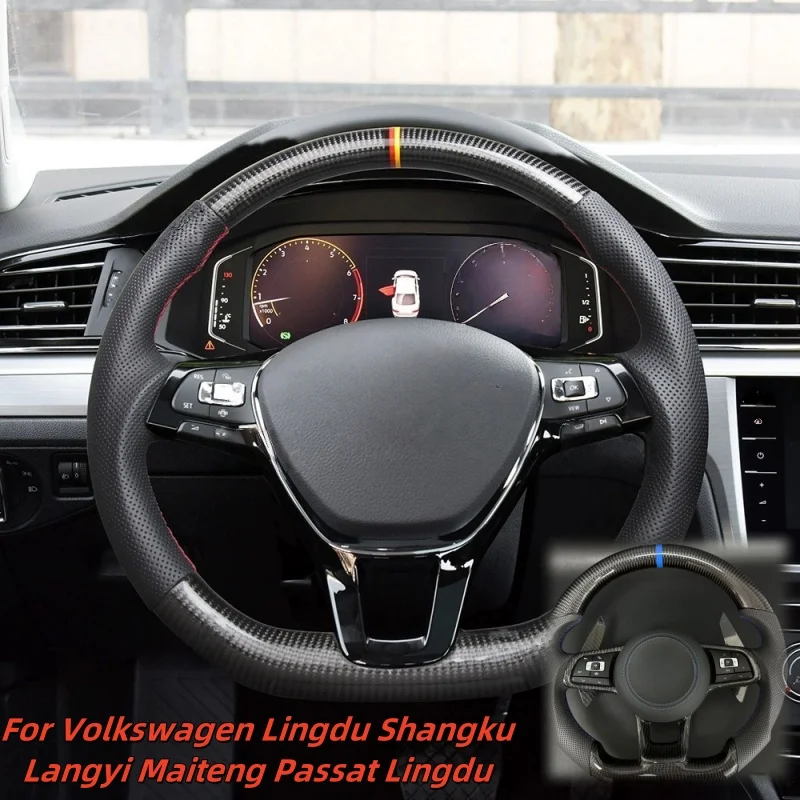 Car Steering Wheel Carbon Fiber Custom Made Leather For Volkswagen Lingdu Shangku Langyi Maiteng Passat Lingdu Car Accessories
Car Steering Wheel Carbon Fiber Custom Made Leather For Volkswagen Lingdu Shangku Langyi Maiteng Passat Lingdu Car Accessories