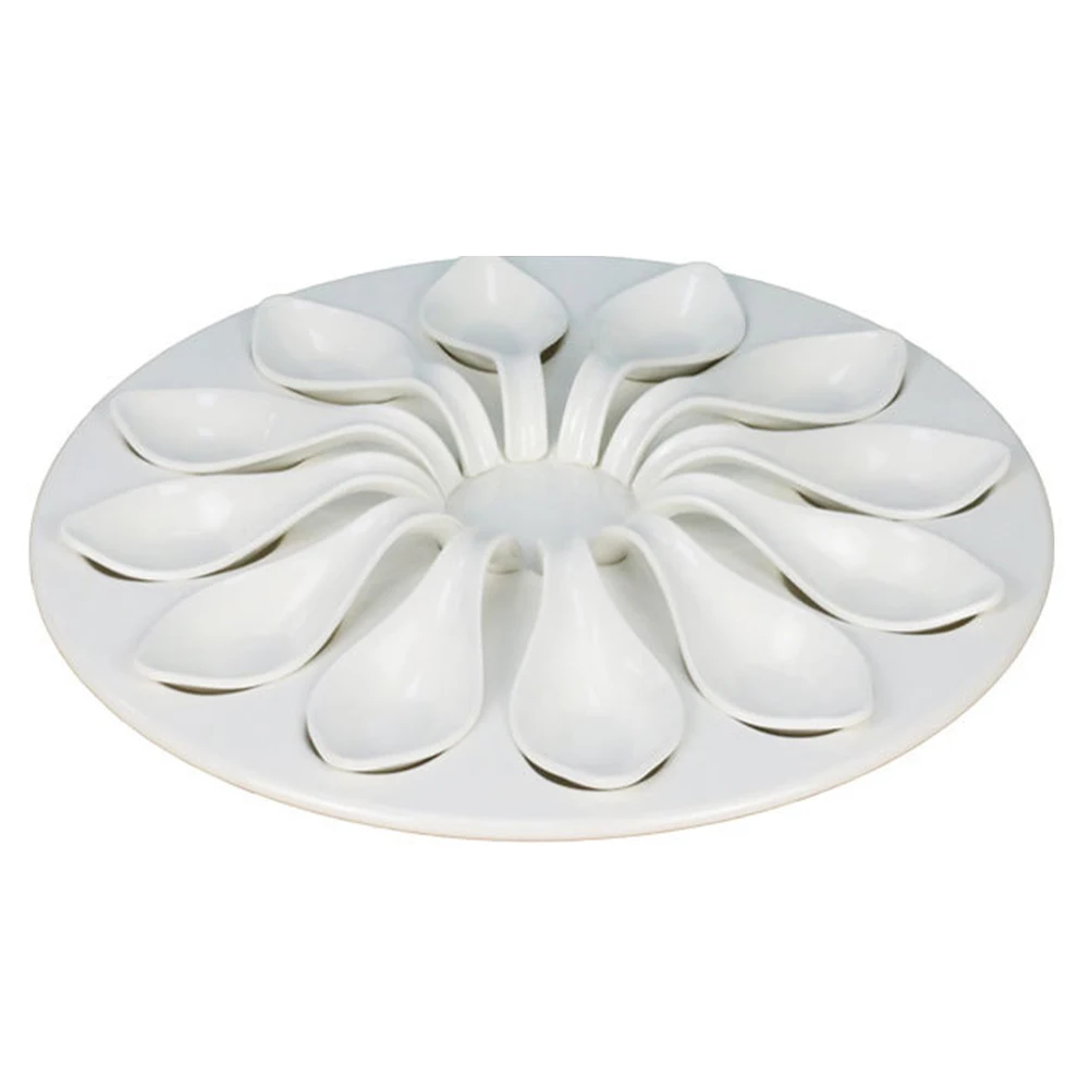 Melamine Tableware 12 Holes Plate for Meatballs Shrimp Caviar Storage Kitchen Banquet Party Use Easy Clean Dishwasher
Melamine Tableware 12 Holes Plate for Meatballs Shrimp Caviar Storage Kitchen Banquet Party Use Easy Clean Dishwasher