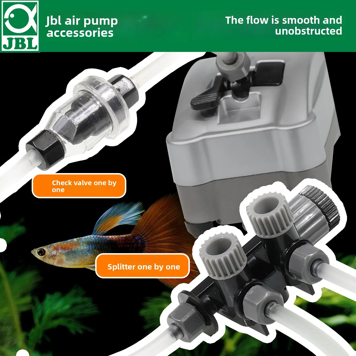 Germany JBL waterproof backflow check valve oxygen pump check valve to prevent backflow fish tank oxygen pump
Germany JBL waterproof backflow check valve oxygen pump check valve to prevent backflow fish tank oxygen pump