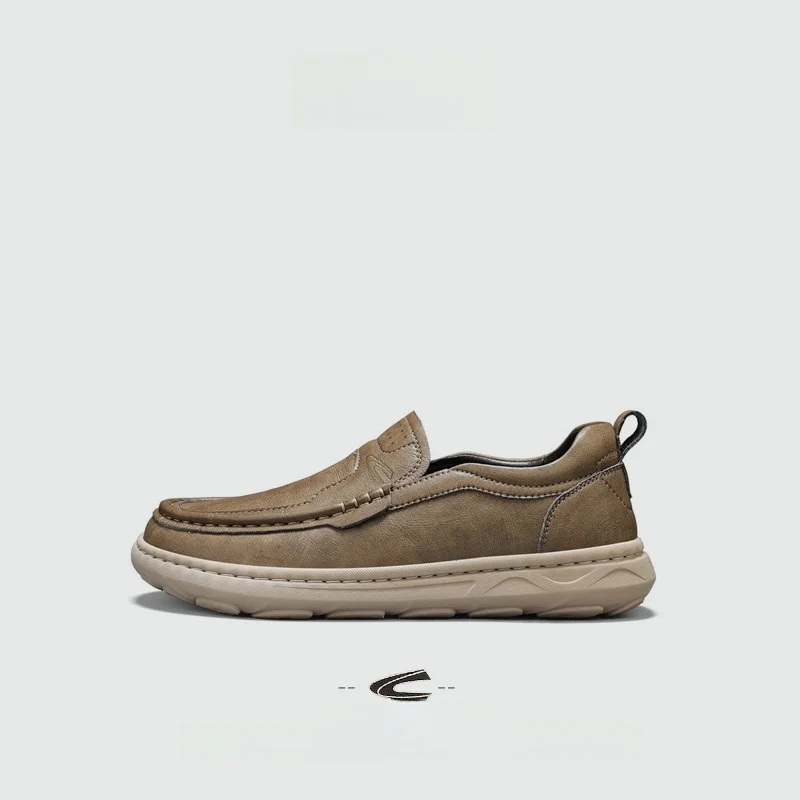 Camel Active Men's Casual Leather Shoes Soft Bottom Slip-On Loafers Comfortable Sporty Flat Heel round Toe Fashion Sneakers
Camel Active Men's Casual Leather Shoes Soft Bottom Slip-On Loafers Comfortable Sporty Flat Heel round Toe Fashion Sneakers