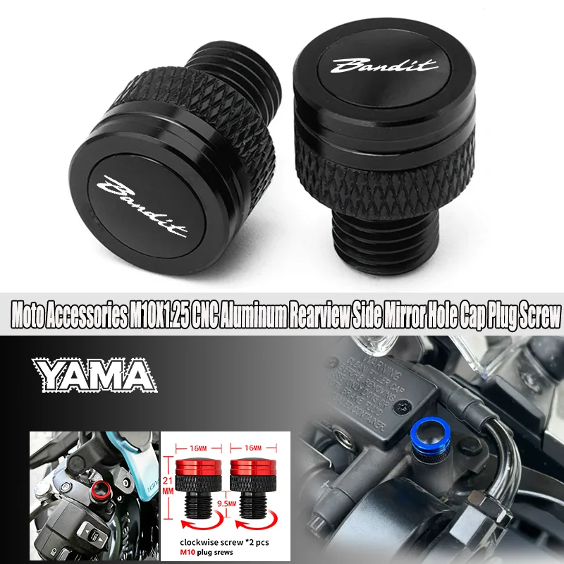 For SUZUKI GSF 250 600 600S 650 650S 650N 1200 1250 Bandit 650S Moto Accessories Rearview Side Mirror Hole Cap Plug Screw bolt
For SUZUKI GSF 250 600 600S 650 650S 650N 1200 1250 Bandit 650S Moto Accessories Rearview Side Mirror Hole Cap Plug Screw bolt