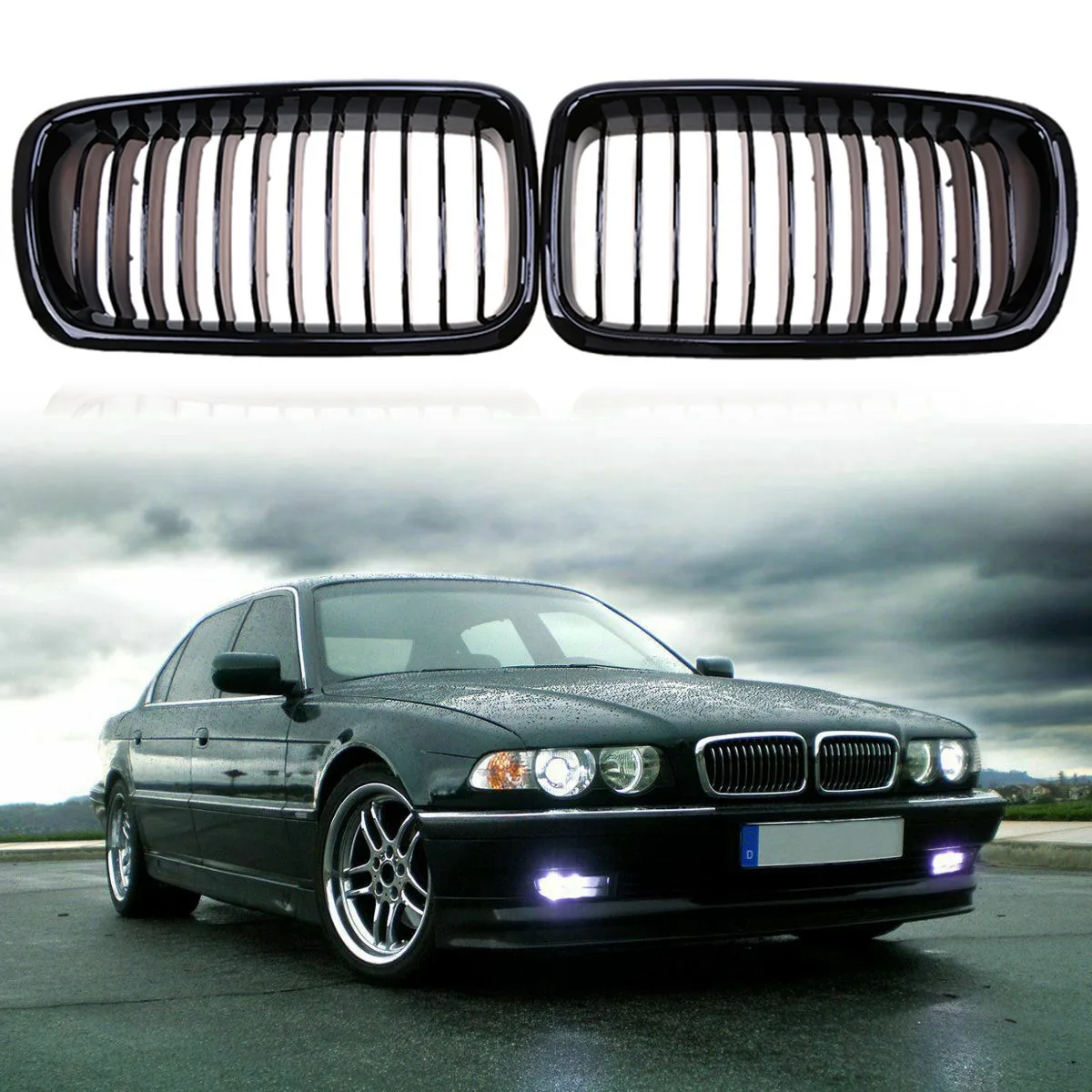 New-Front Bumper Hood Kidney Grille Grill For BMW E38 7 Series 728 730 735 740 1995-2001(Glossy Black )51138125811 51138125812
New-Front Bumper Hood Kidney Grille Grill For BMW E38 7 Series 728 730 735 740 1995-2001(Glossy Black )51138125811 51138125812