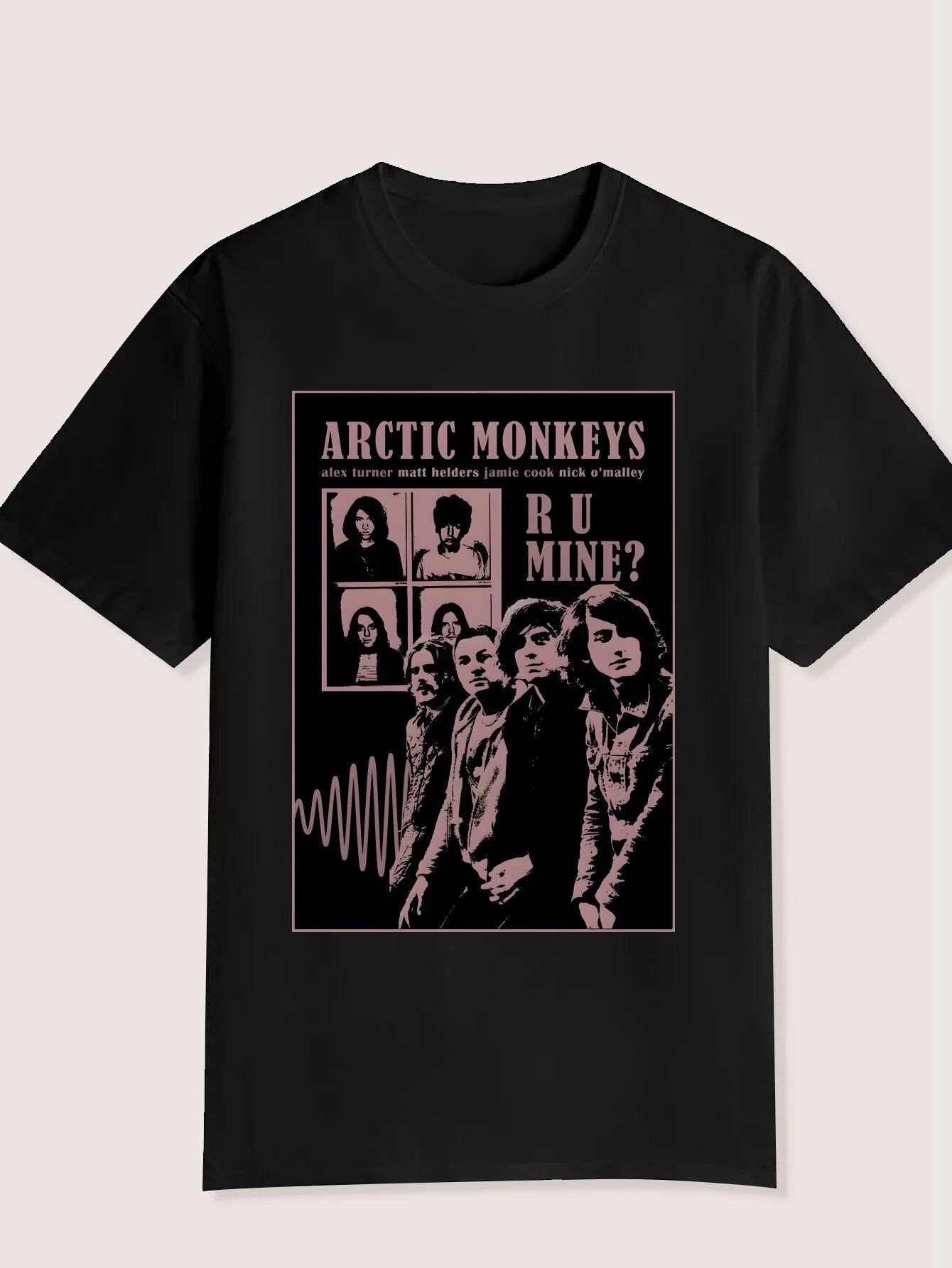 Women'S Casual Crew Neck T-Shirt with Arctic Monkeys Portrait Print, 100% Polyester Knit Fabric, Regular Length,
Women'S Casual Crew Neck T-Shirt with Arctic Monkeys Portrait Print, 100% Polyester Knit Fabric, Regular Length,