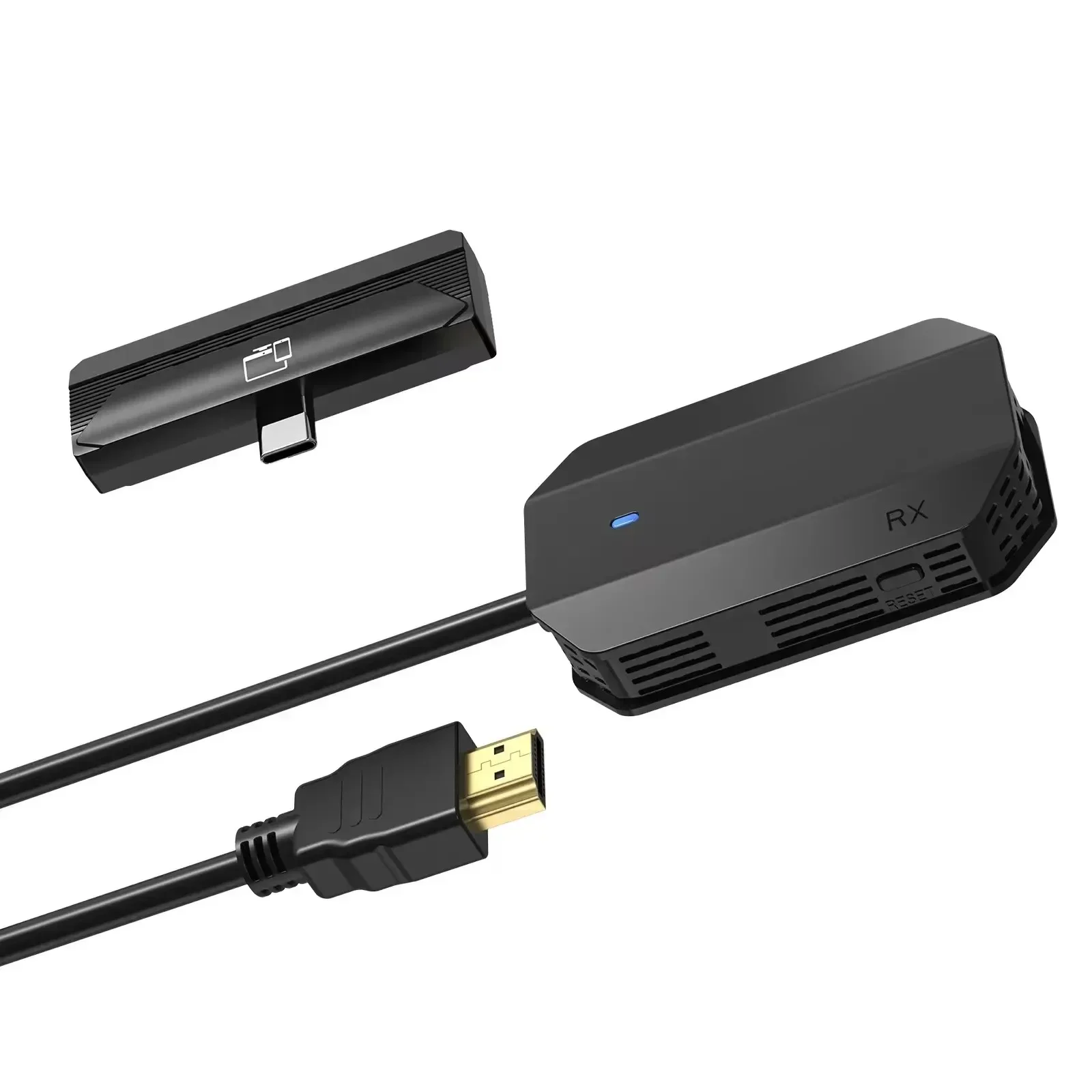 1080p Тип C Беспроводной HDMI-удлинитель Видеопередатчик Приемник Дисплей Адаптер для Iphone 15 Macbook Ноутбук ПК к ТВ-проектору
1080p Тип C Беспроводной HDMI-удлинитель Видеопередатчик Приемник Дисплей Адаптер для Iphone 15 Macbook Ноутбук ПК к ТВ-проектору