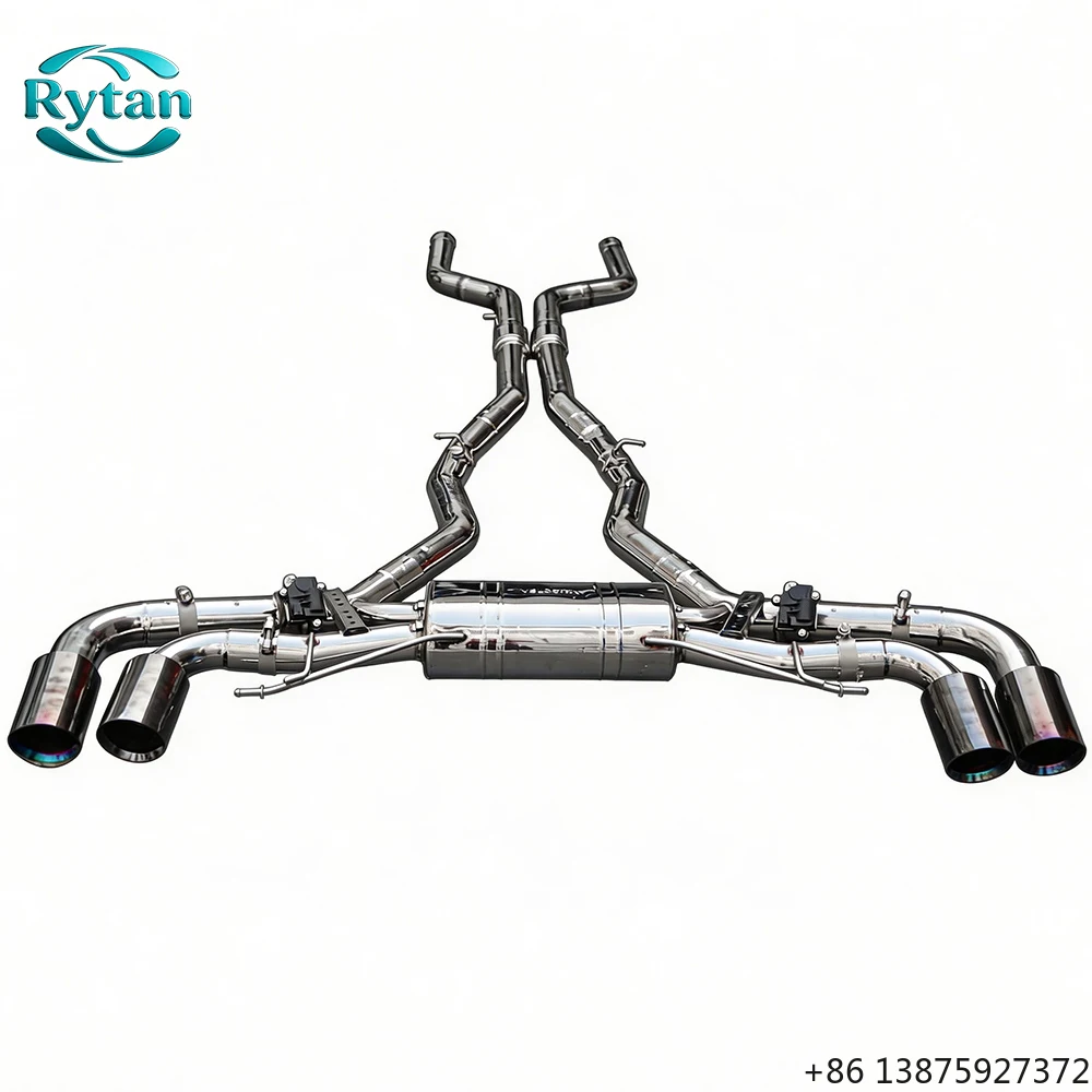 Выхлопная система Rytan Valvetronic из нержавеющей стали с клапаном, Catback, для BMW X6M F96 X5M F95 V8 4.4T 2021 года
Выхлопная система Rytan Valvetronic из нержавеющей стали с клапаном, Catback, для BMW X6M F96 X5M F95 V8 4.4T 2021 года