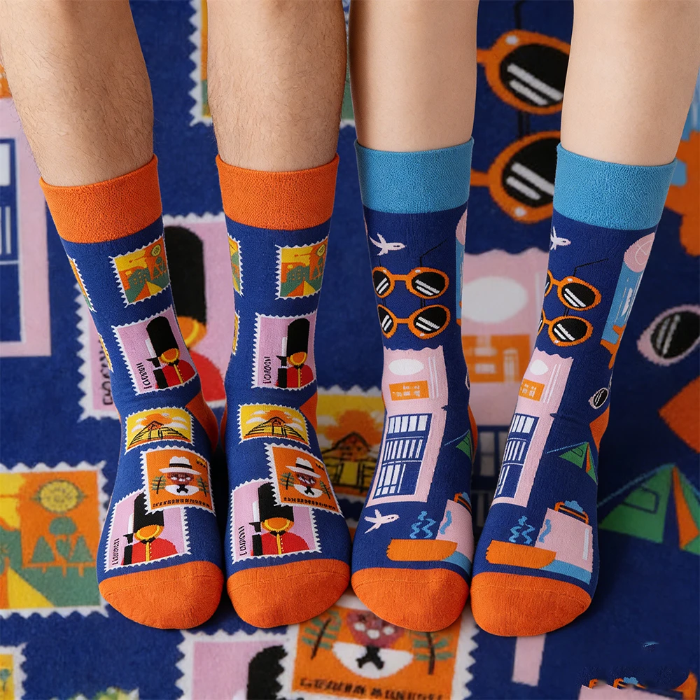 New Hot Selling High Quality Cute Socks Women Asymmetry Socks Personality Fashion Woman Stockings Cartoon Animal Plant Sock
New Hot Selling High Quality Cute Socks Women Asymmetry Socks Personality Fashion Woman Stockings Cartoon Animal Plant Sock
