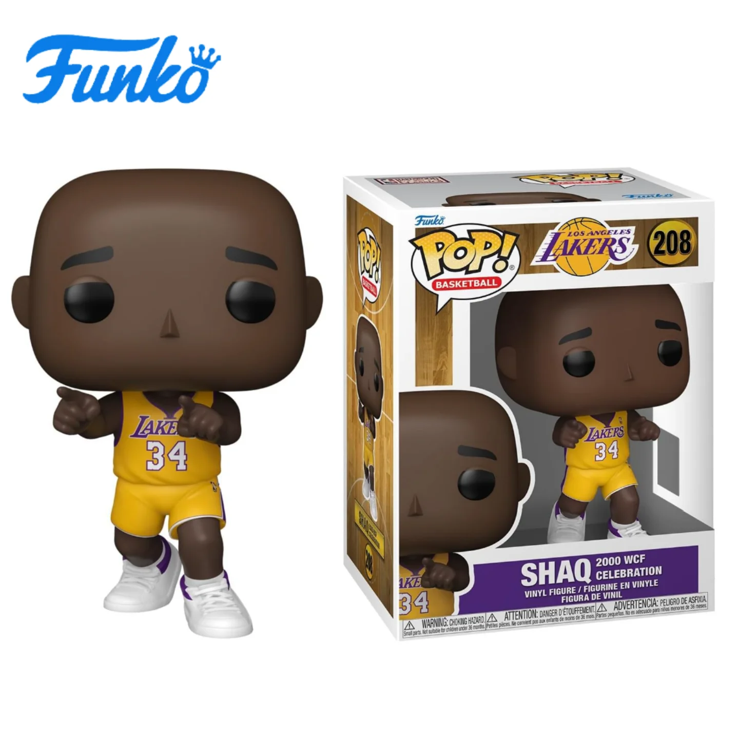Funko Pop Nba: Lakers - Shaquille O'Neal (2000 Western Finals Celebration Style) - New Year Gift - Christmas, New Year, and Birthday Gifts for Relatives and Friends, Pop Culture Decorations, Birthday Gifts, Comic Book Collectibles, Officially Licensed Pro
Funko Pop Nba: Lakers - Shaquille O'Neal (2000 Western Finals Celebration Style) - New Year Gift - Christmas, New Year, and Birthday Gifts for Relatives and Friends, Pop Culture Decorations, Birthday Gifts, Comic Book Collectibles, Officially Licensed Pro