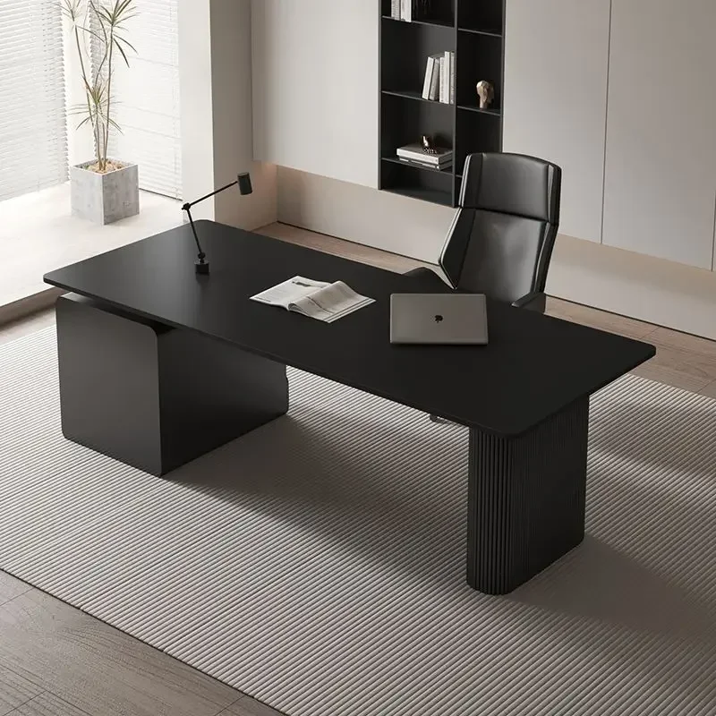 Italian minimalist rock slab desk Small apartment desk Modern light luxury design sense
Italian minimalist rock slab desk Small apartment desk Modern light luxury design sense