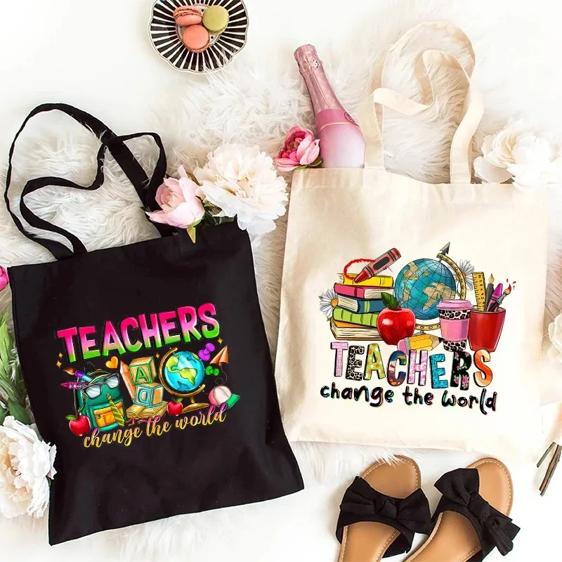 Funny Teacher Handbag Women Cartoon Aesthetics Teacher Design Graphic Shopping Bags Teen Reusable Tote Bag Female Shoulder Bag
Funny Teacher Handbag Women Cartoon Aesthetics Teacher Design Graphic Shopping Bags Teen Reusable Tote Bag Female Shoulder Bag