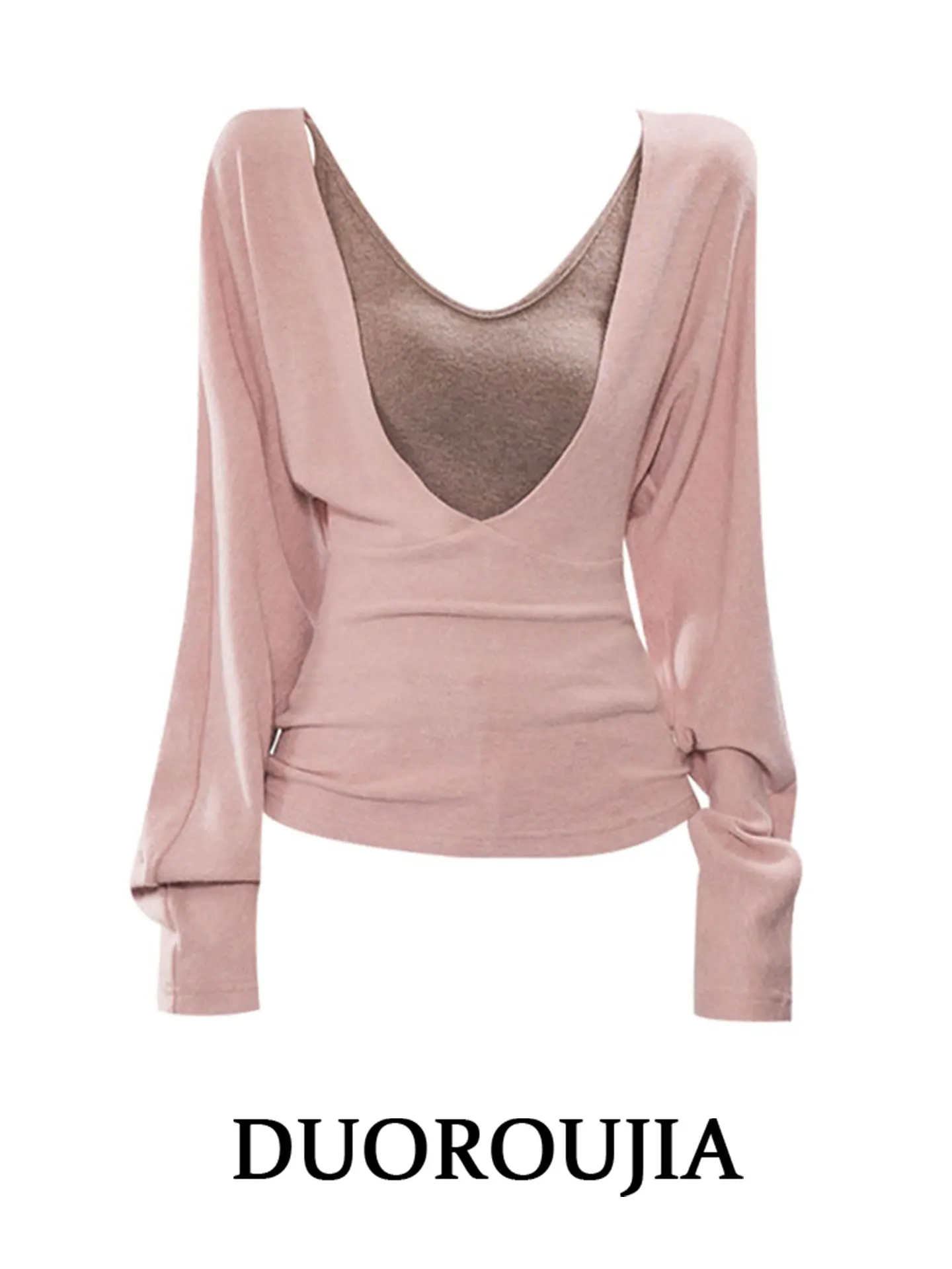plus Size Women's Pink Knitwear V-Neck Long Sleeve Layering Top Spring Season High Waist Inner Wear Two-Piece Set Korean Style
plus Size Women's Pink Knitwear V-Neck Long Sleeve Layering Top Spring Season High Waist Inner Wear Two-Piece Set Korean Style