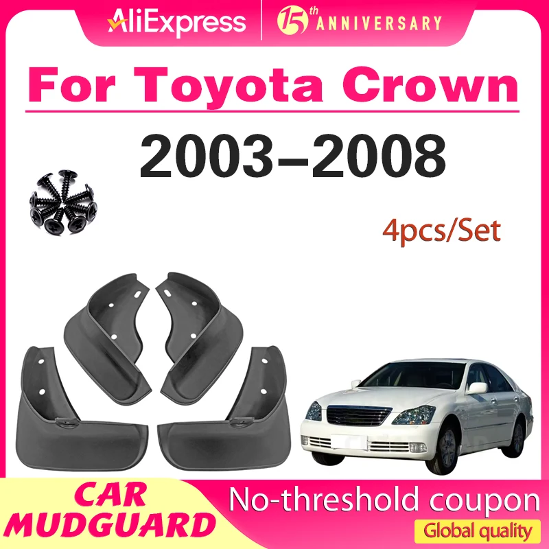 For Toyota Crown 2003 2004 2005 2006 2007 2008 Fender Mudguard Mud Flaps Guard Splash Flap Mudguards Car Accessories
For Toyota Crown 2003 2004 2005 2006 2007 2008 Fender Mudguard Mud Flaps Guard Splash Flap Mudguards Car Accessories