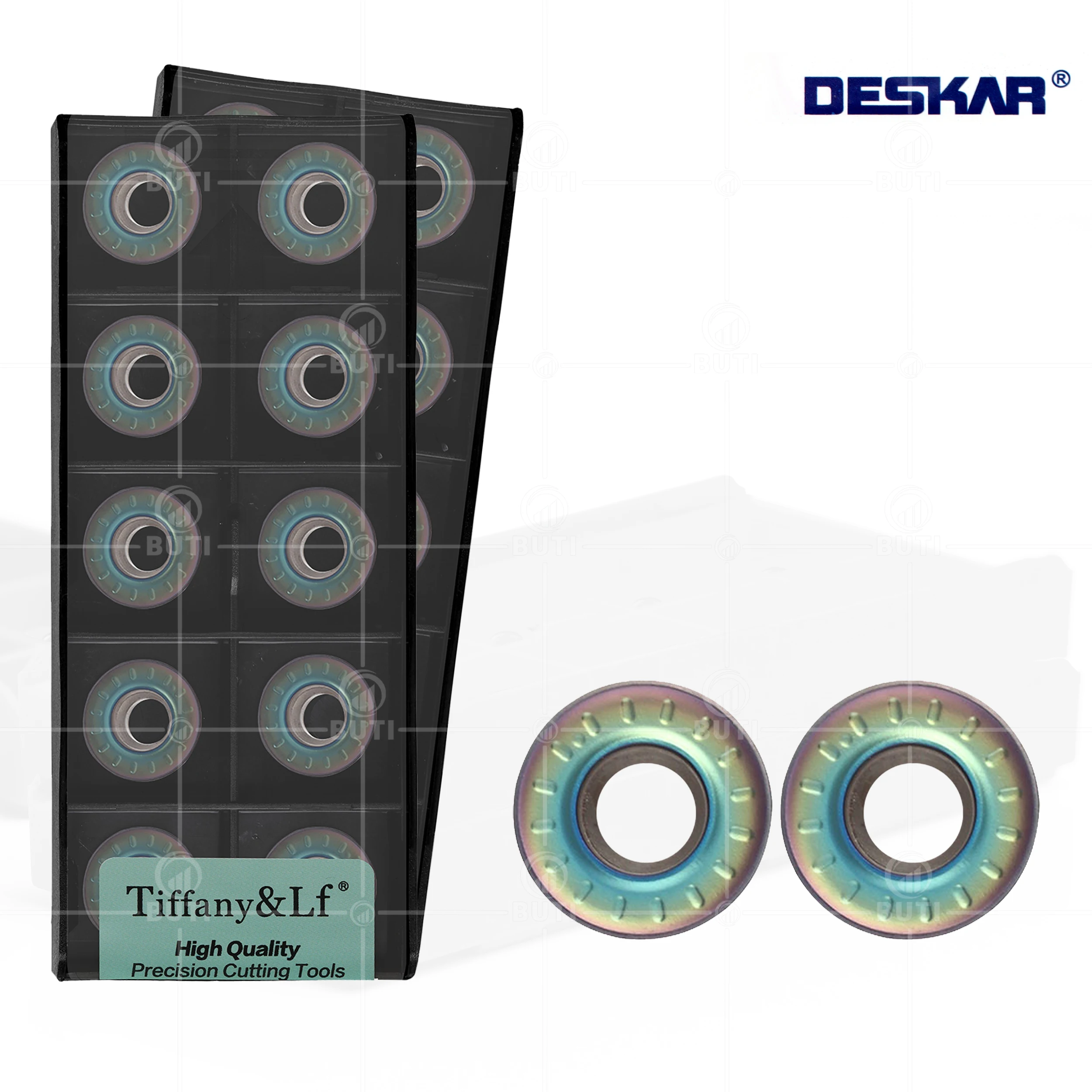 DESKAR 100% Original RPMT1003MO-TT TF618 CNC Lathe Cutter Cutting Hardened steel Blade Turning Tool Machine Metal Milling Insert
DESKAR 100% Original RPMT1003MO-TT TF618 CNC Lathe Cutter Cutting Hardened steel Blade Turning Tool Machine Metal Milling Insert