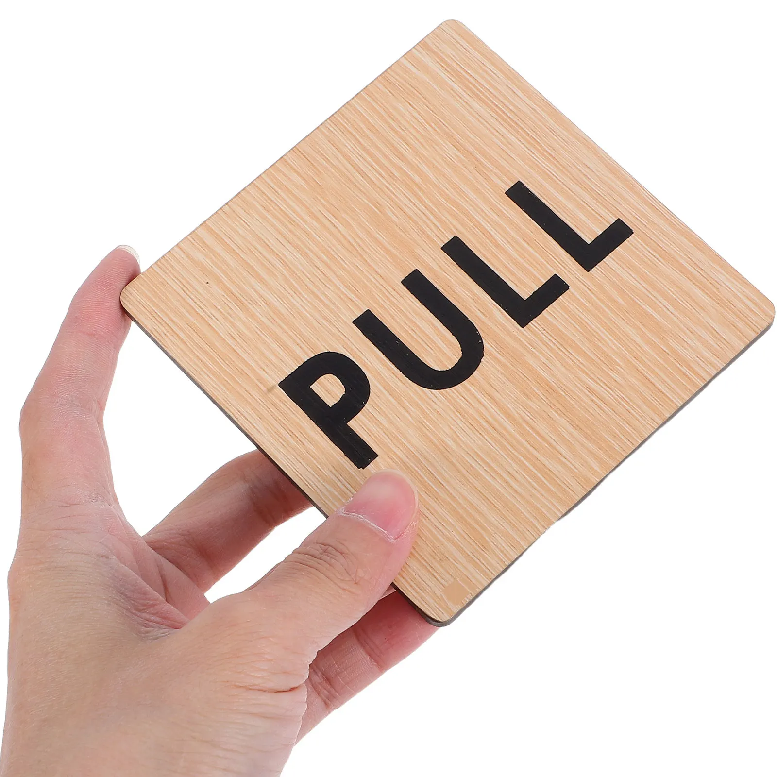 2Pcs Wood Push Pull Door Signs Simple Design Easy to Install Clear Instruction Signs for Commercial Spaces Offices Stores
2Pcs Wood Push Pull Door Signs Simple Design Easy to Install Clear Instruction Signs for Commercial Spaces Offices Stores