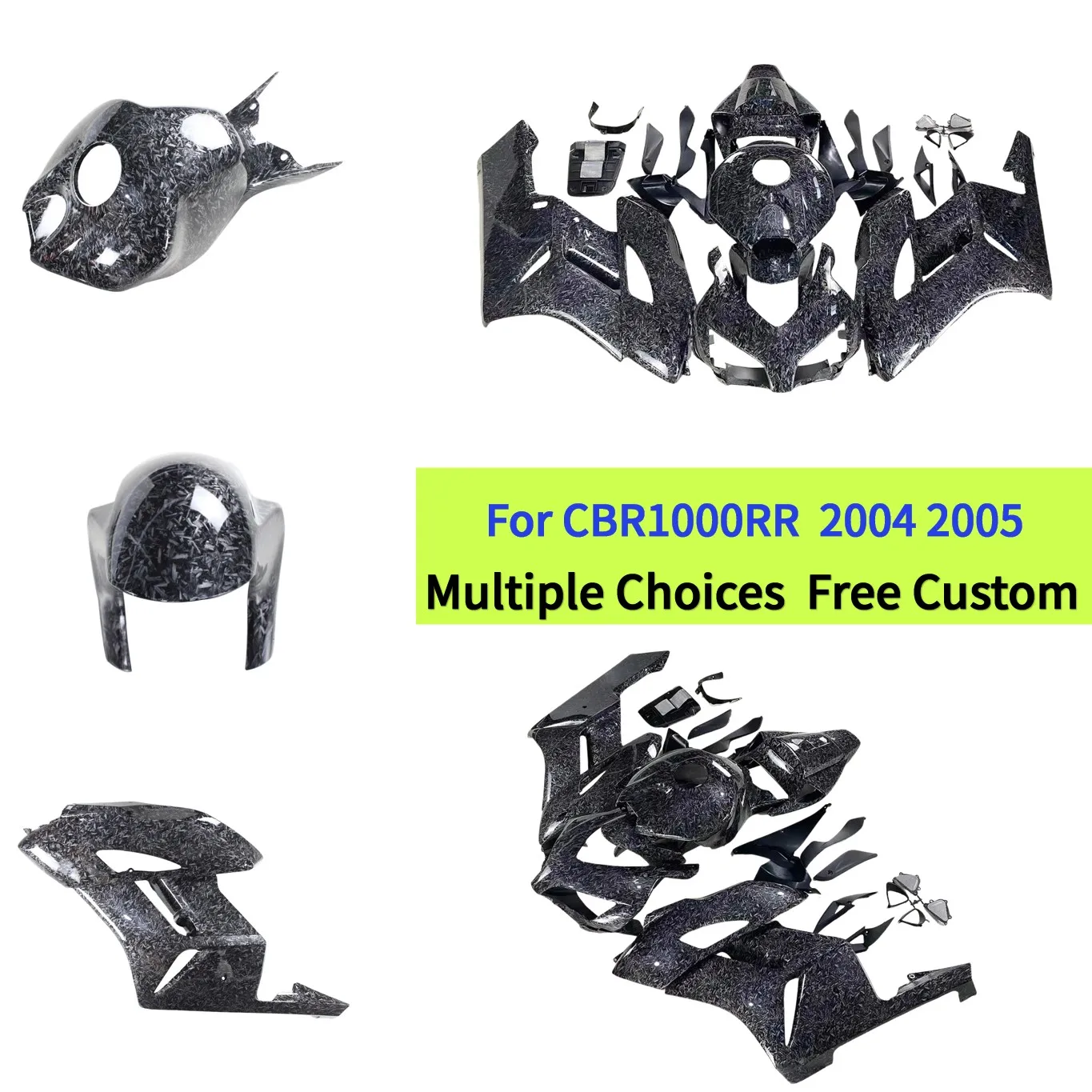 Комплект обтекателей из кованого карбона для мотоцикла Honda CBR1000RR 2004-2005, пластиковые обвесы из АБС-пластика
Комплект обтекателей из кованого карбона для мотоцикла Honda CBR1000RR 2004-2005, пластиковые обвесы из АБС-пластика