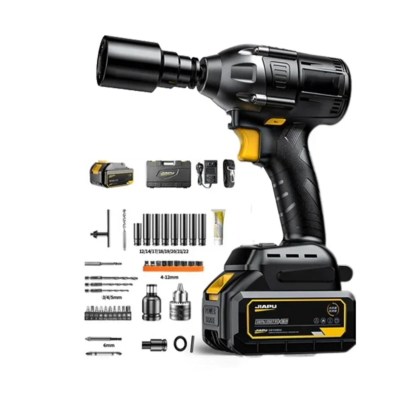 0-1280N/M Torque Brushless Electric Impact Wrench M22 Hand Electric Drilling Screw Tightening Auto Repair Impact Air Cannon
0-1280N/M Torque Brushless Electric Impact Wrench M22 Hand Electric Drilling Screw Tightening Auto Repair Impact Air Cannon