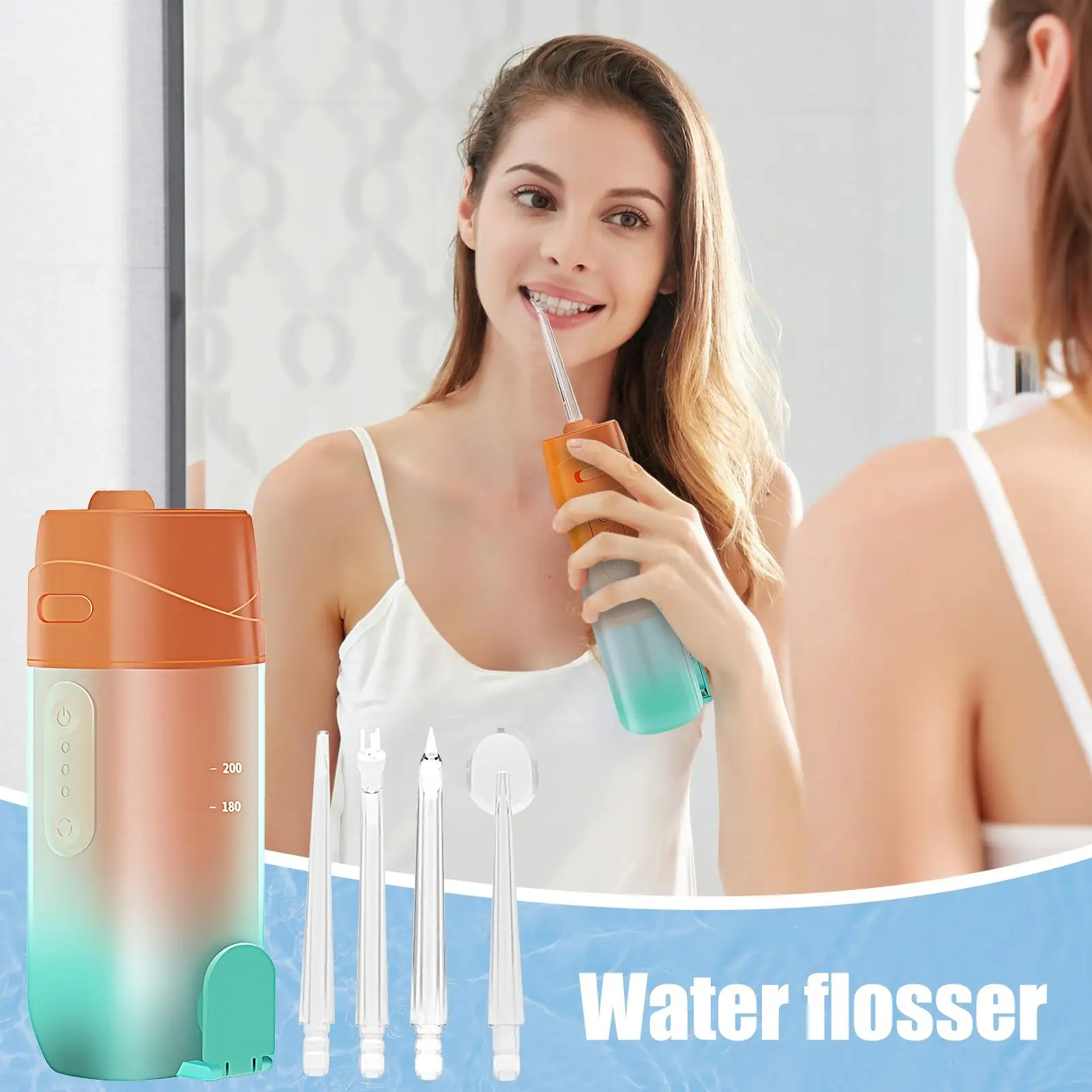 Зубная нить, вода, 240 мл, электрическая водная зубная нить, водонепроницаемый ирригатор для зубов, 5 режимов, ирригатор для зубов, машина для ежедневной нити 
Зубная нить, вода, 240 мл, электрическая водная зубная нить, водонепроницаемый ирригатор для зубов, 5 режимов, ирригатор для зубов, машина для ежедневной нити