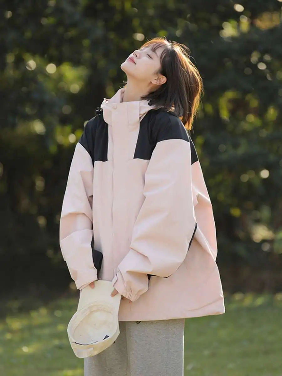 Men's Outdoor Sports Jaet Spring New Sle Casual Windbreaker Waterproof Hiking Jaet Street Trend Thiened PU Fabric
Men's Outdoor Sports Jaet Spring New Sle Casual Windbreaker Waterproof Hiking Jaet Street Trend Thiened PU Fabric