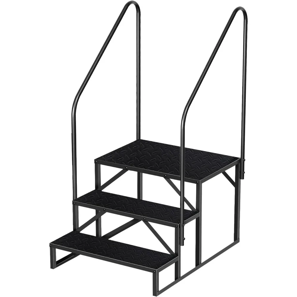 3 Step Stool Ladder for Adults, Heavy Duty Pool Ladder, 440 lb. Load Capacity, Hot Tub Steps with 2 Handrails, Safety Ladder She
3 Step Stool Ladder for Adults, Heavy Duty Pool Ladder, 440 lb. Load Capacity, Hot Tub Steps with 2 Handrails, Safety Ladder She