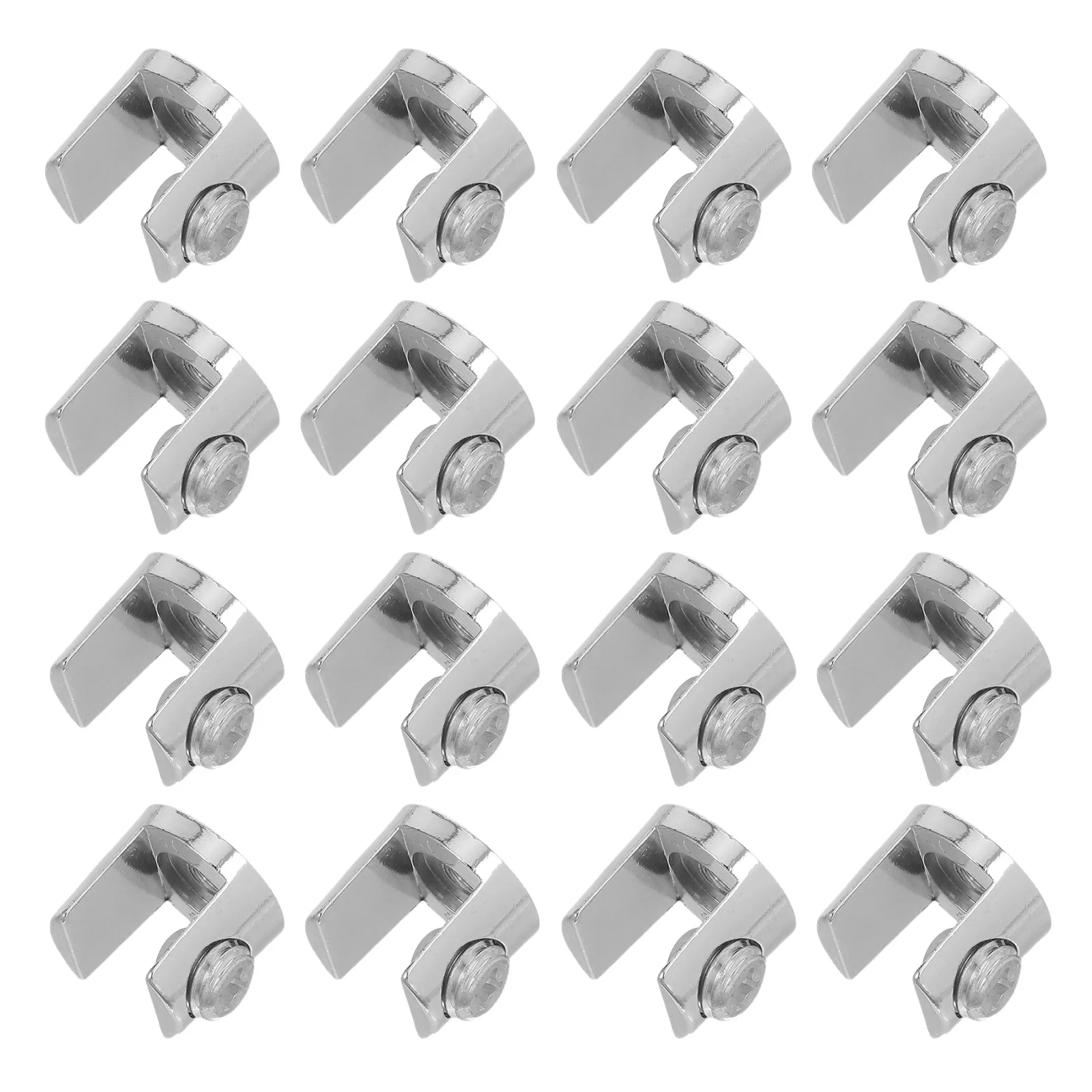 16Pcs Glass Panel Clips Zinc Alloy Bathroom Clamp Brackets for 8-10mm Thick Shower Shelves Stable Support Holder
16Pcs Glass Panel Clips Zinc Alloy Bathroom Clamp Brackets for 8-10mm Thick Shower Shelves Stable Support Holder