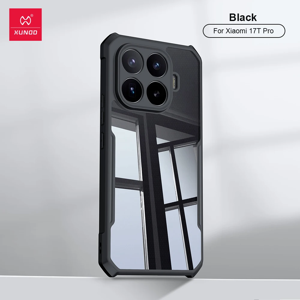 XUNDD Clear Case For Xiaomi 17 T PRO with Magnetic Stand Anti-Drop Airbag Bumper Camera Protection Transparent Back Shell
XUNDD Clear Case For Xiaomi 17 T PRO with Magnetic Stand Anti-Drop Airbag Bumper Camera Protection Transparent Back Shell
