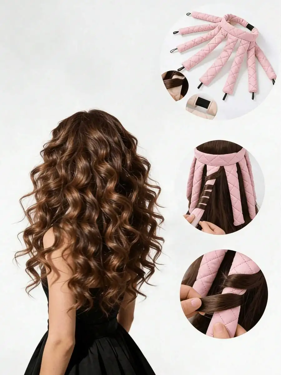 1pc Heating Free Curling Stick, Headband Curling Iron And Hot Curling Iron,Hair Styling Styling Tool Set, No Heat Curling Tools
1pc Heating Free Curling Stick, Headband Curling Iron And Hot Curling Iron,Hair Styling Styling Tool Set, No Heat Curling Tools