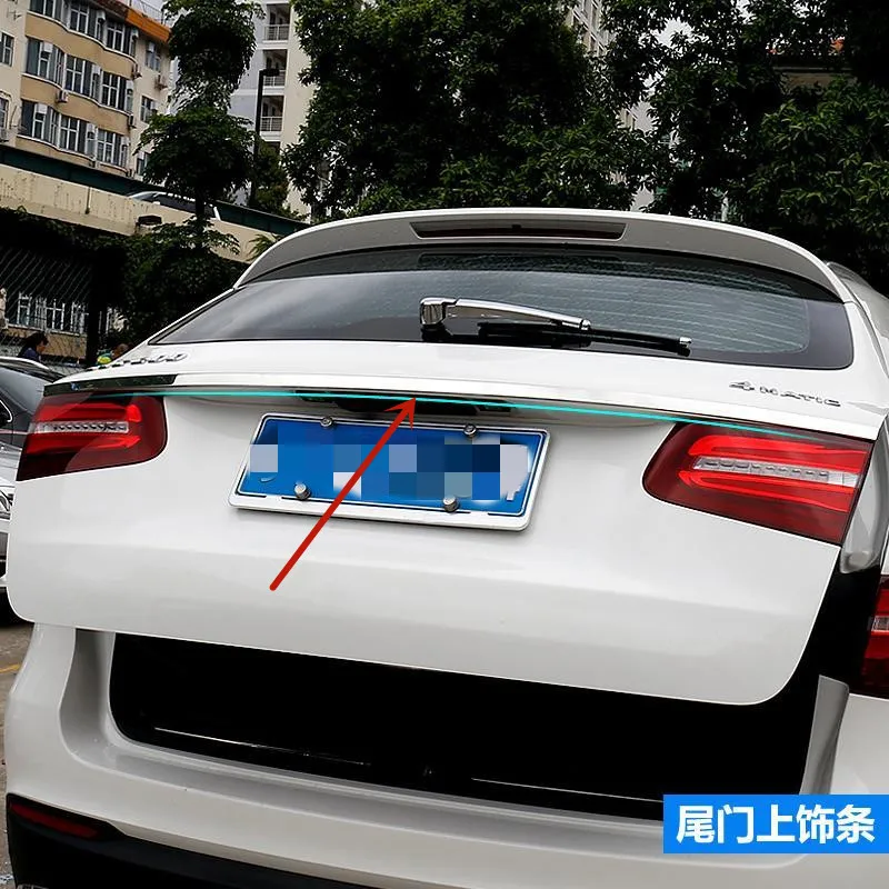 Car sticker For Mercedes-Benz GLC260 GLC200 300 Rear Boot Door Trunk Cover Trim Tailgate Garnish Molding Strip Car Accessories
Car sticker For Mercedes-Benz GLC260 GLC200 300 Rear Boot Door Trunk Cover Trim Tailgate Garnish Molding Strip Car Accessories