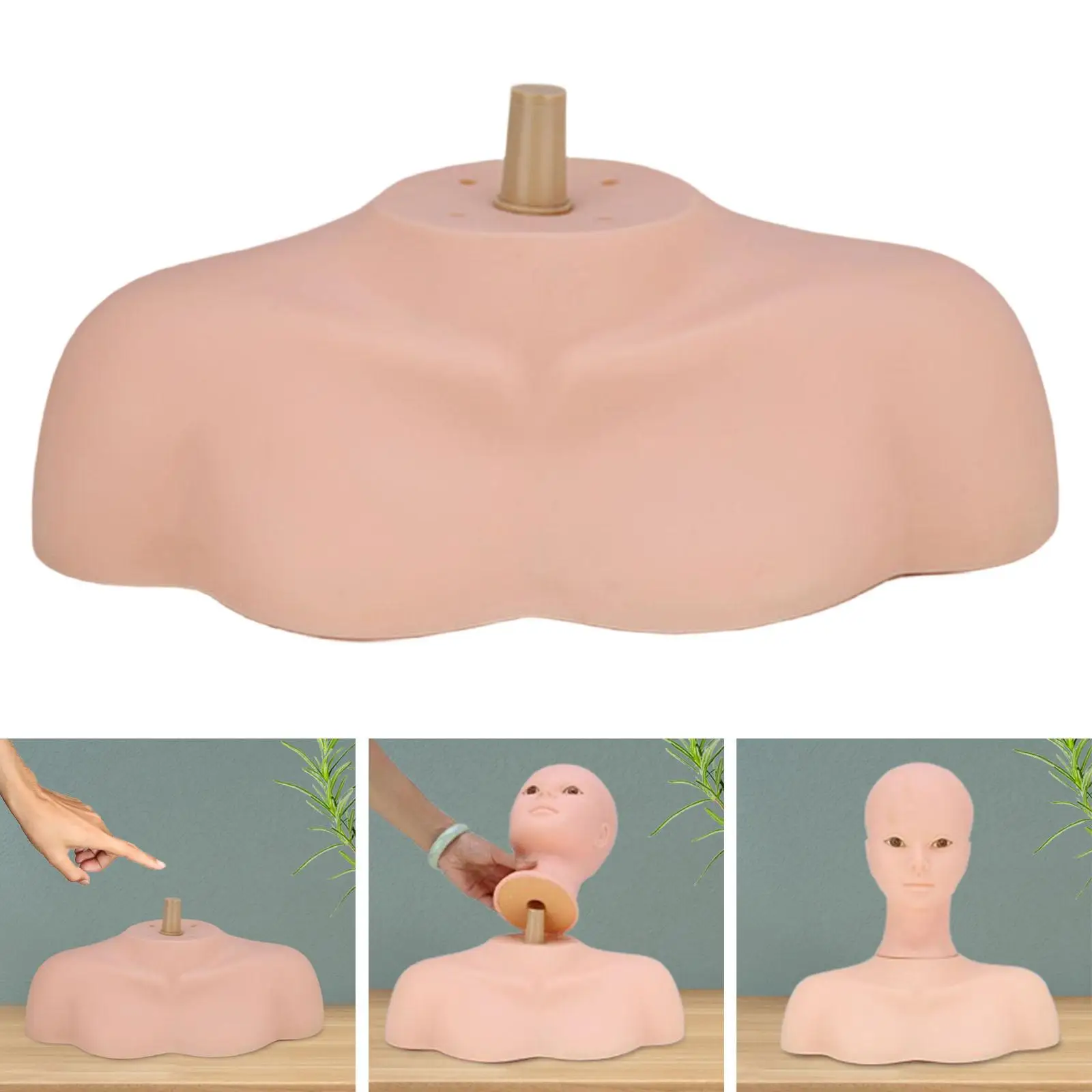 Mannequin Head Stand,Shoulder Model Stable Professional Lightweight Wig Head Holder Wig Stand for Salon Settings Home
Mannequin Head Stand,Shoulder Model Stable Professional Lightweight Wig Head Holder Wig Stand for Salon Settings Home