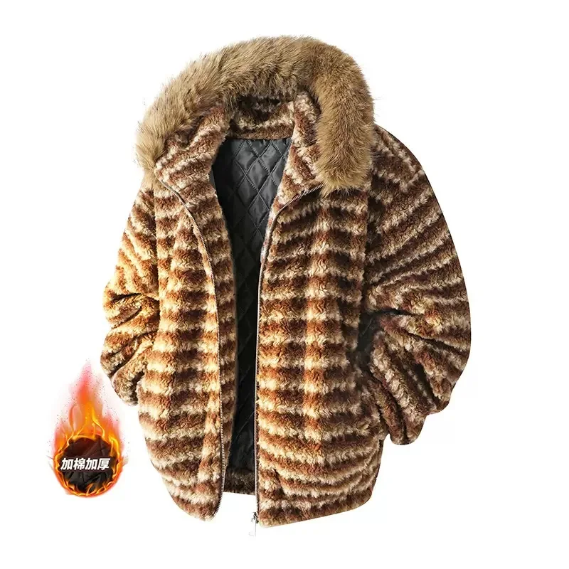 Winter New Fashion Trend American Retro Plus Plush Thick Warm Cotton Jacket Men's Loose Sports Plus Large Hooded Jacket M-4XL
Winter New Fashion Trend American Retro Plus Plush Thick Warm Cotton Jacket Men's Loose Sports Plus Large Hooded Jacket M-4XL