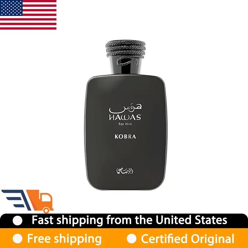 RASASI Hawas Kobra for Men Eau de Parfum 3.4 Oz Original Arab Perfumes 100 ML Lasting Woody Aromatic Perfume Pheromones Cologne
RASASI Hawas Kobra for Men Eau de Parfum 3.4 Oz Original Arab Perfumes 100 ML Lasting Woody Aromatic Perfume Pheromones Cologne