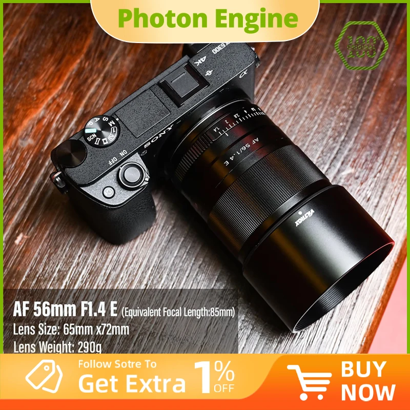 VILTROX 13mm 23mm 33mm 56mm F1.4 for Sony E Lens Auto Focus Prime Large Aperture Lens Sony Camera A6500 A6400 A6600 ZV-E10 FX30
VILTROX 13mm 23mm 33mm 56mm F1.4 for Sony E Lens Auto Focus Prime Large Aperture Lens Sony Camera A6500 A6400 A6600 ZV-E10 FX30