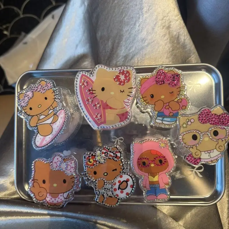 Kawaii Sanrio Black Skin Hello Kitty Cartoon Phone Stand Telescopic Paste Decoration Friends Birthday Gift Creative Peripheral
Kawaii Sanrio Black Skin Hello Kitty Cartoon Phone Stand Telescopic Paste Decoration Friends Birthday Gift Creative Peripheral