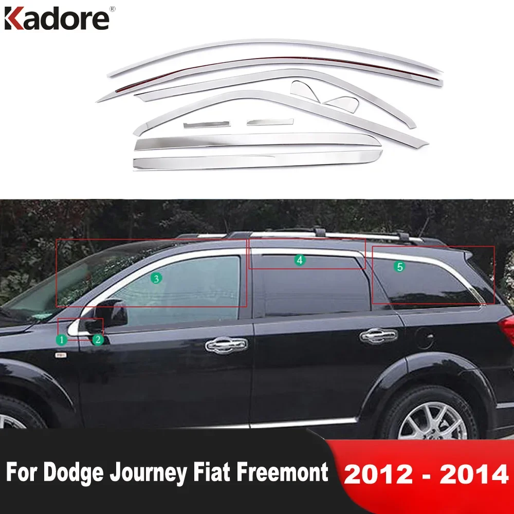 For Dodge Journey Fiat Freemont 7 Seats JC 2012 2013 2014 Steel Upper Window Frame Sill Trim Molding Strip Car Accessories
For Dodge Journey Fiat Freemont 7 Seats JC 2012 2013 2014 Steel Upper Window Frame Sill Trim Molding Strip Car Accessories