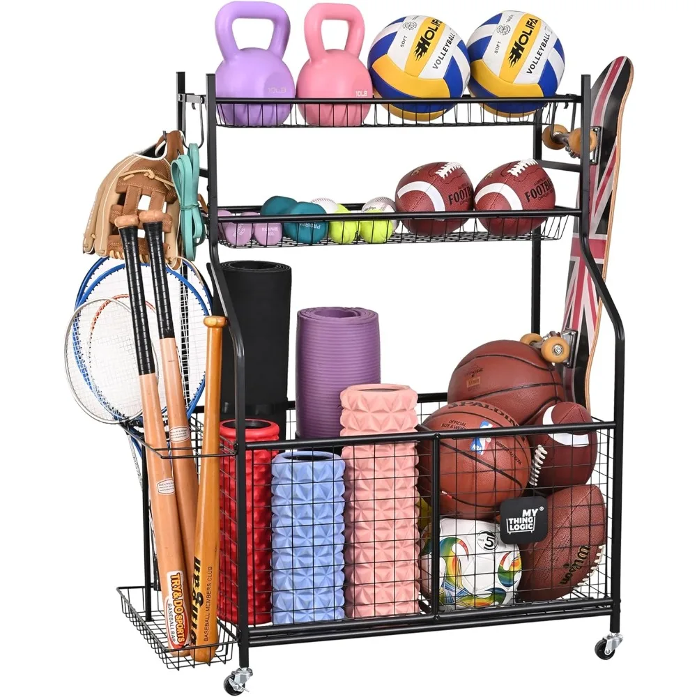 Original Sports Equipment Garage Organizer,Garage Ball Storage for Sports Gear and Toys
Original Sports Equipment Garage Organizer,Garage Ball Storage for Sports Gear and Toys