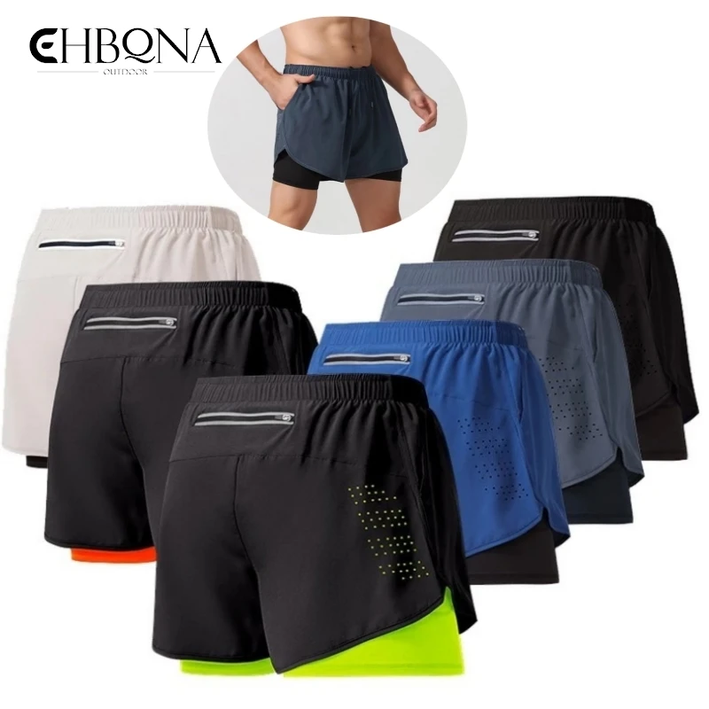 1PC Sport Shorts Men Sportswear Double-deck Training Short Pant Summer 2 In 1 Beach Homme Clothing Jogging Gym Running Shorts
1PC Sport Shorts Men Sportswear Double-deck Training Short Pant Summer 2 In 1 Beach Homme Clothing Jogging Gym Running Shorts