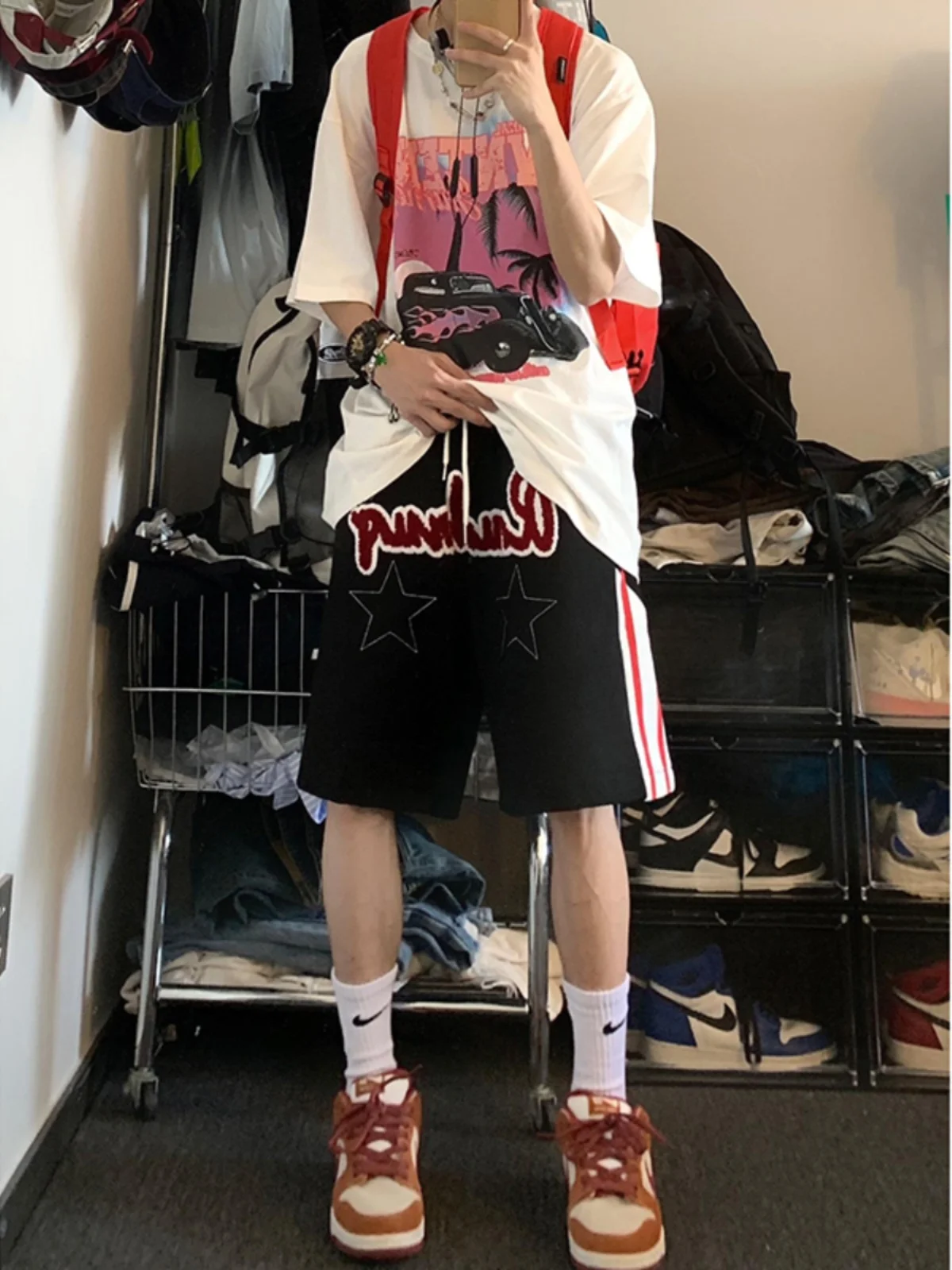 Мужские летние повседневные шорты Bla Baskeall с боковыми полосками, свободного кроя, с низкой талией, в молодежном стиле, из полиэфирного волокна
Мужские летние повседневные шорты Bla Baskeall с боковыми полосками, свободного кроя, с низкой талией, в молодежном стиле, из полиэфирного волокна