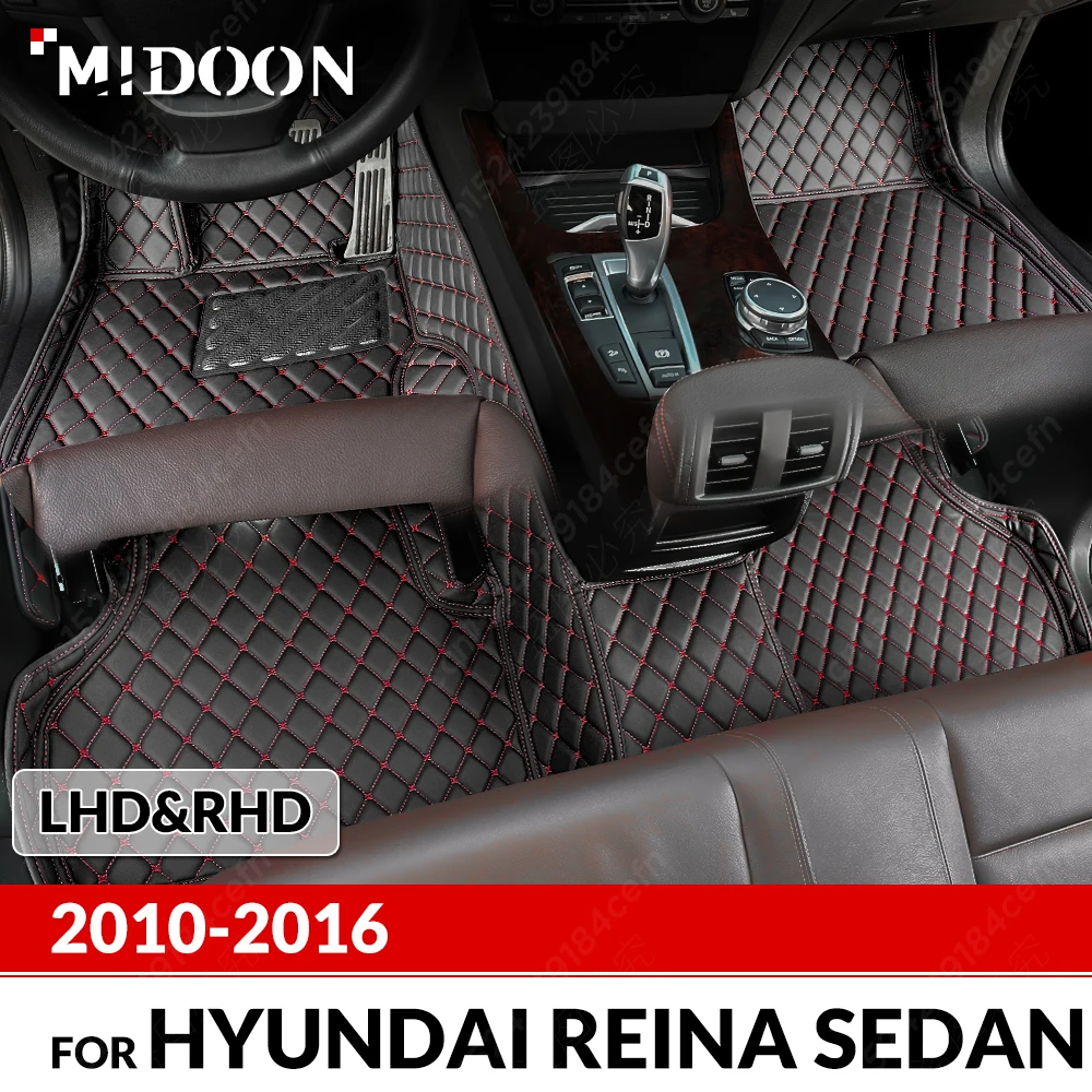 Автомобильные коврики для Hyundai Reina Sedan 2010-2016 2015 2014 13 12 11 на заказ, автомобильные подушечки для ног, ковер, аксессуары для интерьера
Автомобильные коврики для Hyundai Reina Sedan 2010-2016 2015 2014 13 12 11 на заказ, автомобильные подушечки для ног, ковер, аксессуары для интерьера
