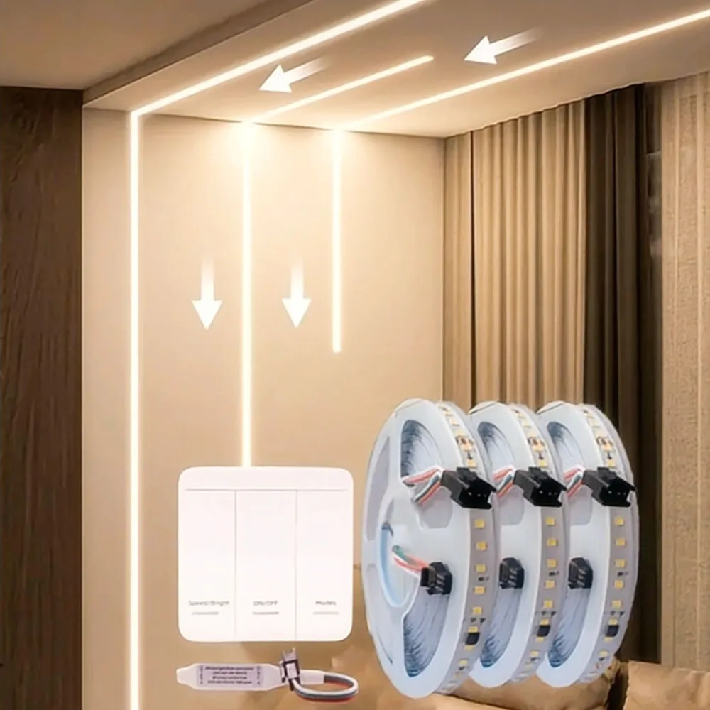 10 м/рулон, светодиодная лента 24 В, 1200 светодиодов, контроллер сенсорного экрана, белая светодиодная лента 6500 К/3000 К, светодиодная декоративная световая лента для украшения дома, спальни, световая лента (без адаптера питания)
10 м/рулон, светодиодная лента 24 В, 1200 светодиодов, контроллер сенсорного экрана, белая светодиодная лента 6500 К/3000 К, светодиодная декоративная световая лента для украшения дома, спальни, световая лента (без адаптера питания)