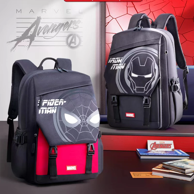 Marvel Cartoon Spider-Man Backpack Iron Man Lightweight Burden-Reducing Large Capacity Travel BackpackPeripheral Movies gift
Marvel Cartoon Spider-Man Backpack Iron Man Lightweight Burden-Reducing Large Capacity Travel BackpackPeripheral Movies gift