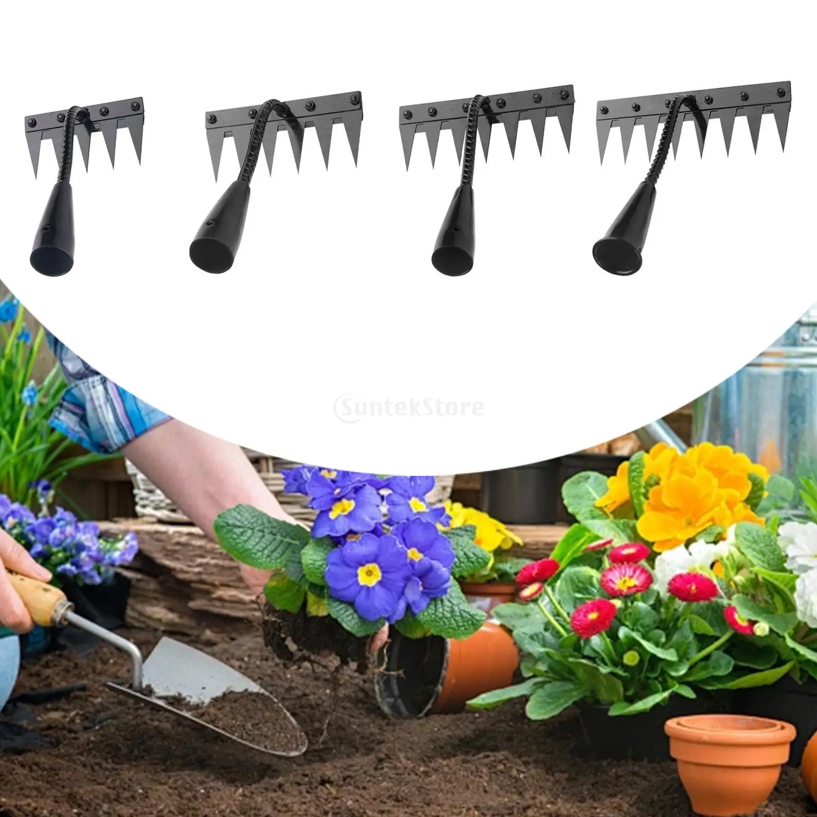 Garden Weeding Rake Heavy Duty Hand Tool Garden Rake metal Easy to Use sturdy Versatile Practical Gardening Yard homeowners
Garden Weeding Rake Heavy Duty Hand Tool Garden Rake metal Easy to Use sturdy Versatile Practical Gardening Yard homeowners