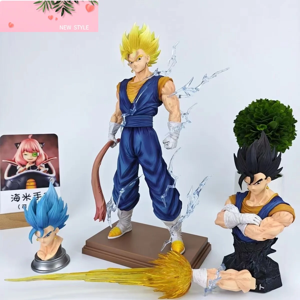 Фигурка Dragon Ball Vegetto, замена оружия Vegetto Blue Super Saiyan 4, экшн-фигурка Gk, коллекция статуй, модель, игрушки, подарки 
Фигурка Dragon Ball Vegetto, замена оружия Vegetto Blue Super Saiyan 4, экшн-фигурка Gk, коллекция статуй, модель, игрушки, подарки