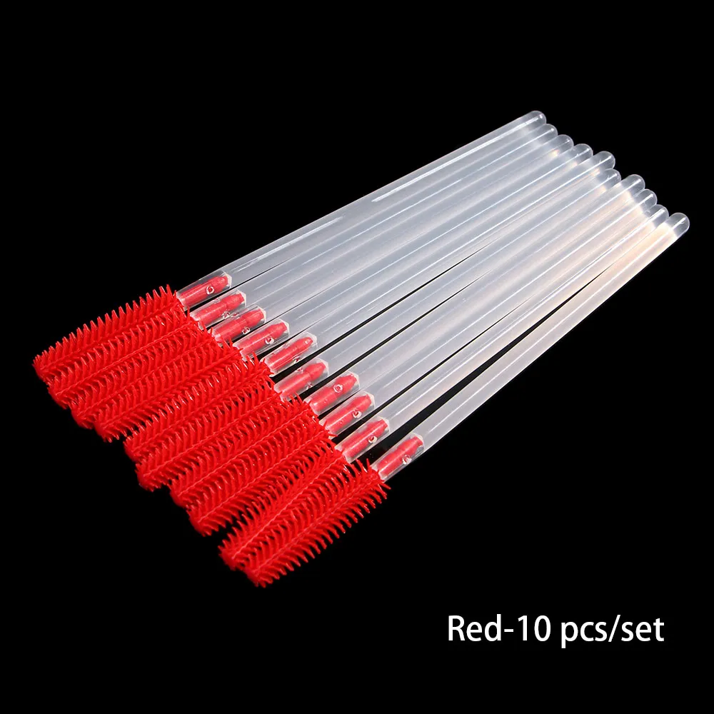10pcs/sset Silicone Eyebrow Comb Disposable Eyebrow Brush Mascara Wand Applicator for Eyelash Extension Spoolers Eye Lashes
10pcs/sset Silicone Eyebrow Comb Disposable Eyebrow Brush Mascara Wand Applicator for Eyelash Extension Spoolers Eye Lashes
