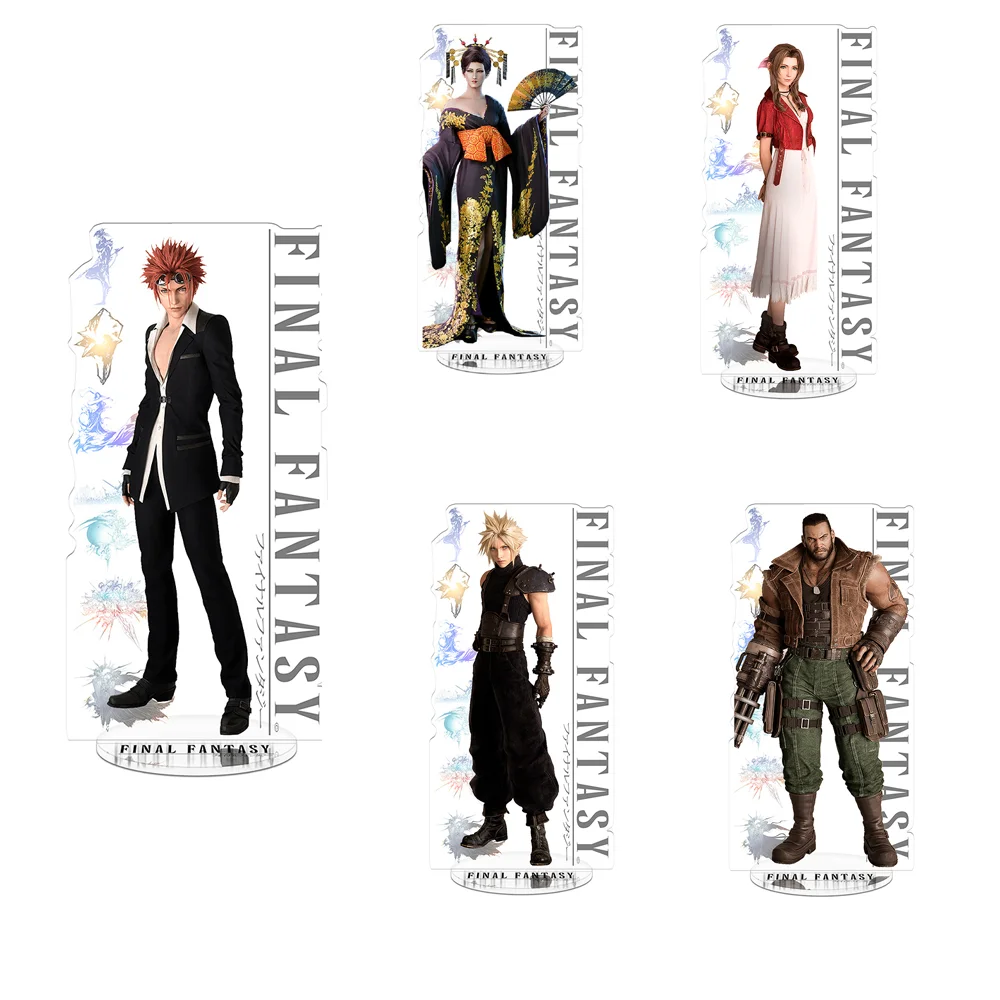 15cm FF7 Remake Fantasy Acrylic Stand Game Peripherals Cloud Figure Sephiroth Action Figure Collectible Desk Ornaments KEY CHAIN
15cm FF7 Remake Fantasy Acrylic Stand Game Peripherals Cloud Figure Sephiroth Action Figure Collectible Desk Ornaments KEY CHAIN