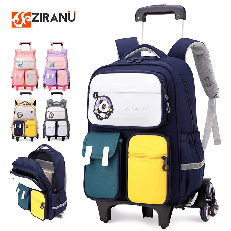 Student School Backpack with Wheels Rolling Back Pack for Girls Wheeled Bagpack Kids Trolley School Bag Travel Luggage Mochilas
Student School Backpack with Wheels Rolling Back Pack for Girls Wheeled Bagpack Kids Trolley School Bag Travel Luggage Mochilas