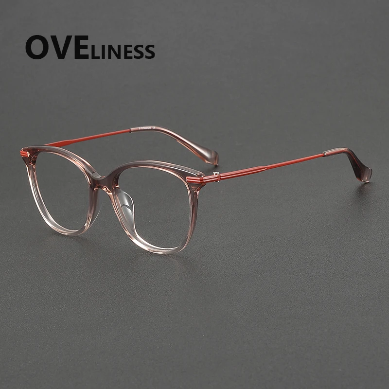 Acetate Titanium Glasses Frame Women Brand Design High Quality Eyeglasses Frame Korean Japanese Ultralight Eyewear Spectacles
Acetate Titanium Glasses Frame Women Brand Design High Quality Eyeglasses Frame Korean Japanese Ultralight Eyewear Spectacles