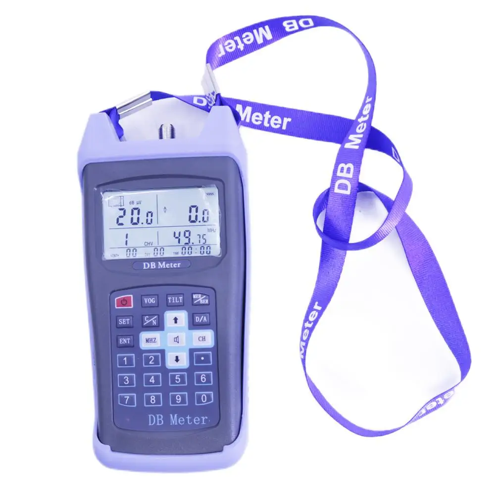 MS9802Q Digital TV Field Strength Meter Support DVB-C and Analog CATV Range 46MHz-870MHz DB Meter
MS9802Q Digital TV Field Strength Meter Support DVB-C and Analog CATV Range 46MHz-870MHz DB Meter